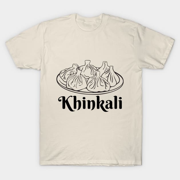 Georgian dish khinkali T-Shirt by MashaVed